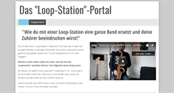 Desktop Screenshot of loopstation.net