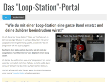Tablet Screenshot of loopstation.net